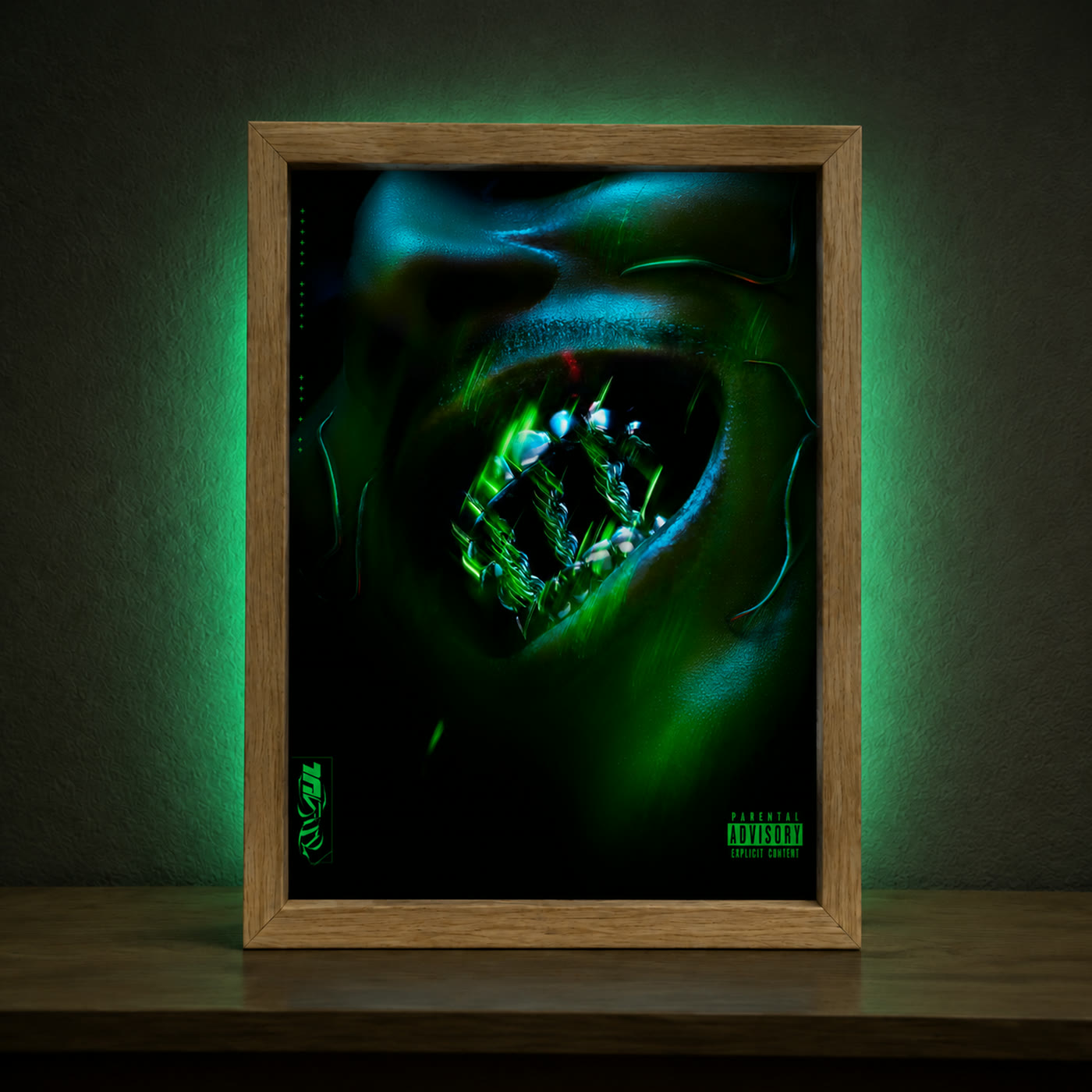 Cadre Lumineux — Morsure Verte