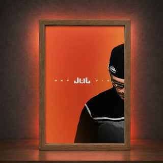 Cadre Lumineux — Orange Brûlé